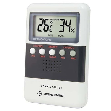 Digi-Sense Traceable Thermohygrometer w/ Minimum/Ma 37101-00